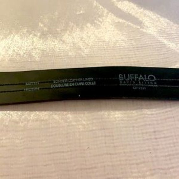 Made in🇨🇦Buffalo 💯% Crocodile Embossed Leather/Suede Belt - Picture 12 of 13